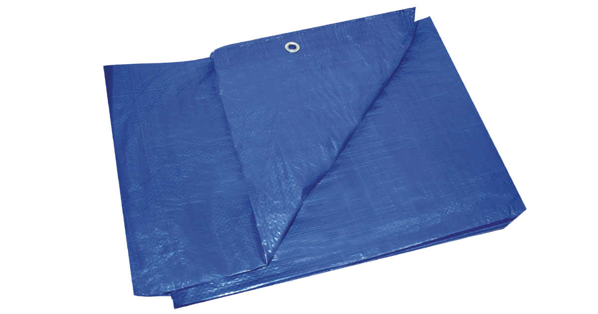blue tarp